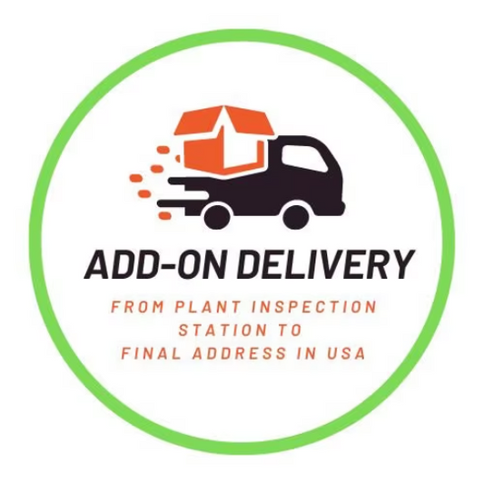 Add-On Delivery from PIS (Plant Inspection Station to Final Address across USA)